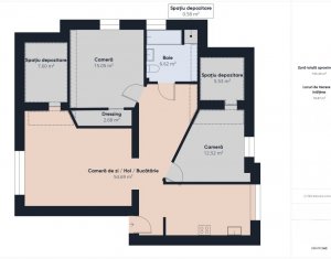 Apartament cu 3 camere, spatios, finisat modern, zona Profi, Floresti