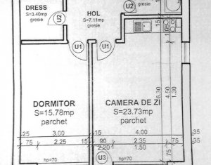 Zona PETROM Baciu - Apartament 2 camere, mobilat, utilat, 64 mp, balcon, parcare