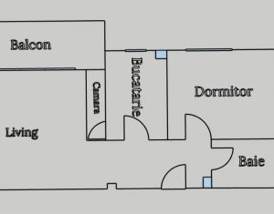 Apartament cu 2 camere, decomandat, in cartierul Andrei Muresanu!