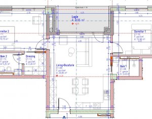 Appartement 3 chambres à vendre dans Cluj-napoca, zone Centru