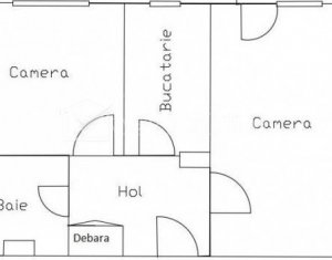 Comision 0% Apartament 2 camere decomandate, 55 mp, Baciu