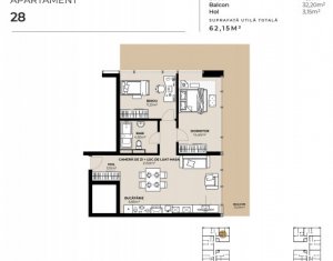 Apartament 3 camere, zona Garii, imobil de lux cu Mall la primele etaje !