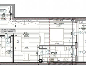 Appartement 2 chambres à vendre dans Cluj-napoca, zone Zorilor