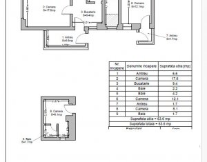 Vente appartement 3 chambres dans Cluj-napoca, zone Centru