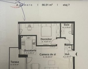 Apartament 2 camere, confort I, proiect THE NEST, Marasti, strada linistita