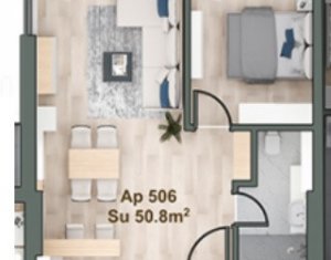 Apartamente  cu 2 camere, imobil nou, 51 mp, zona Gheorgheni-Iullius Mall, FSEGA