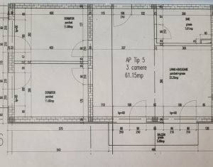 Apartament 3 camere, Floresti, Zona Porii, Parcare, 2 balcoane